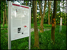Informationstafel vor Ort